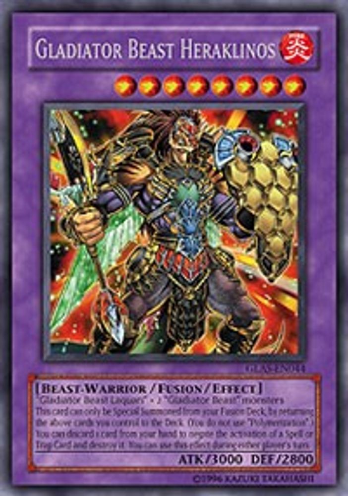 Bête Gladiateur Héraklinos [GLAS-EN044] Secret Rare 