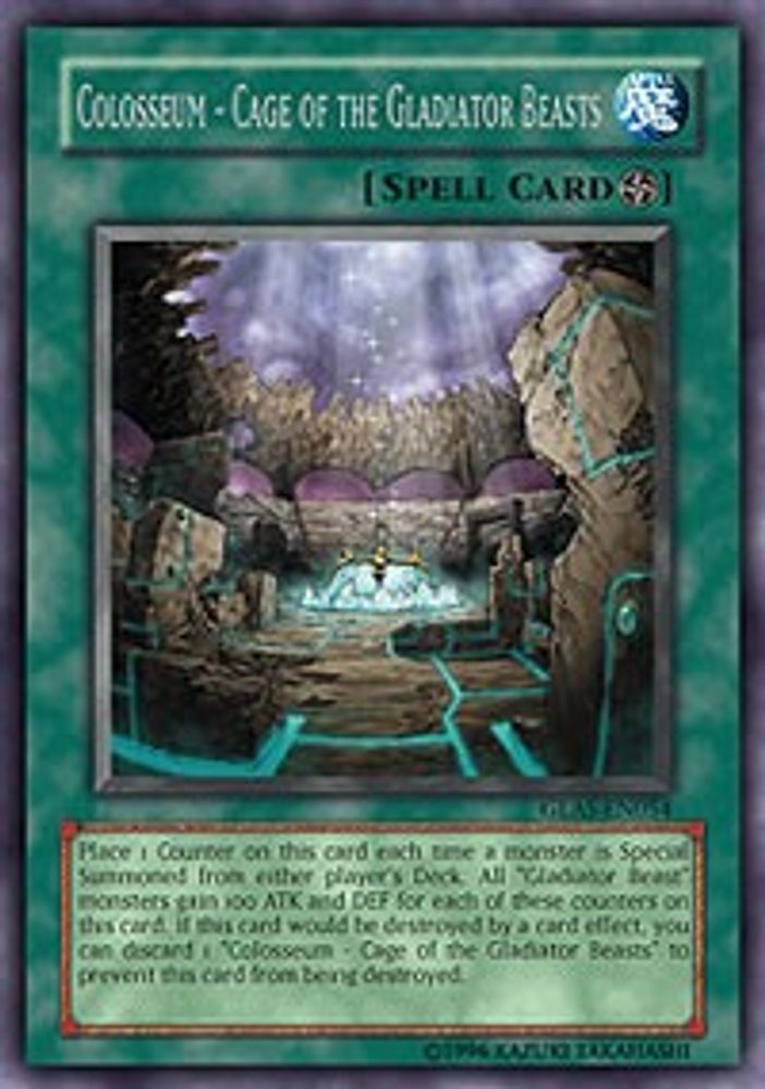 Colosseum - Cage of the Gladiator Beasts (GLAS-EN054) - Rare