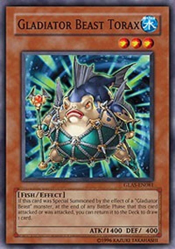 Bête Gladiateur Torax [GLAS-EN081] Super Rare 