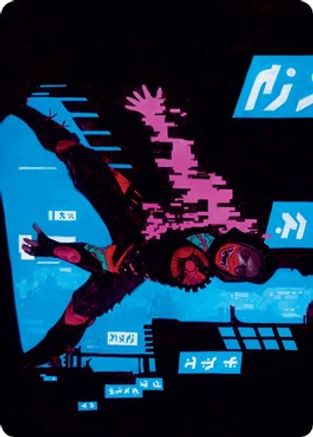 Return to Action Art Card (ASNEO-012) - Art Series: Kamigawa: Neon Dynasty