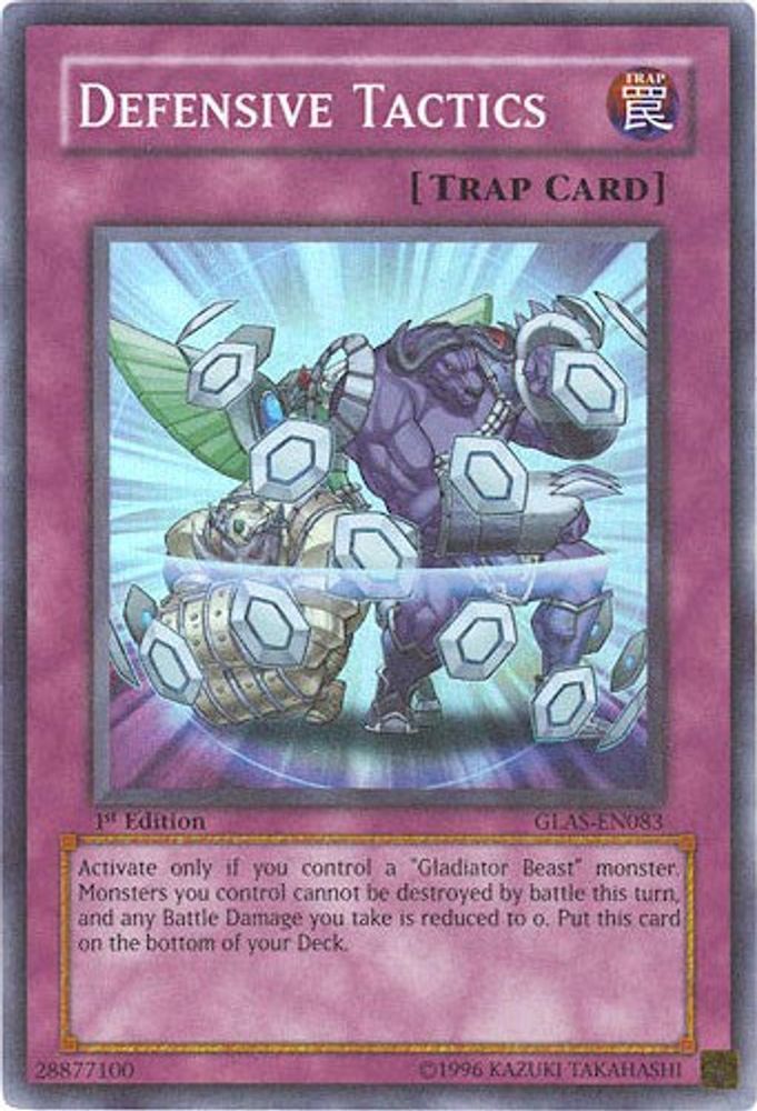 Defensive Tactics (GLAS-EN083) - Super Rare