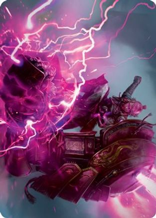 Voltage Surge Art Card (ASNEO-015) - Art Series: Kamigawa: Neon Dynasty