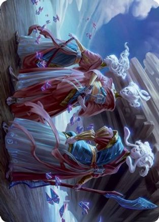 Guardians of Oboro Art Card (ASNEO-030) - Art Series: Kamigawa: Neon Dynasty