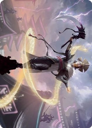 Naomi, Pillar of Order Art Card (ASNEO-035) - Art Series: Kamigawa: Neon Dynasty