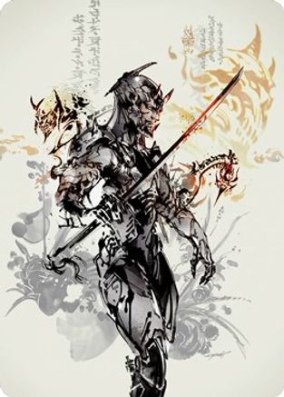 Satoru Umezawa Art Card (73/81) (ASNEO-073) - Art Series: Kamigawa: Neon Dynasty