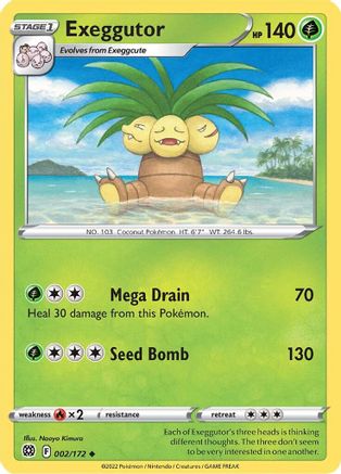 Exeggutor 002  - Uncommon