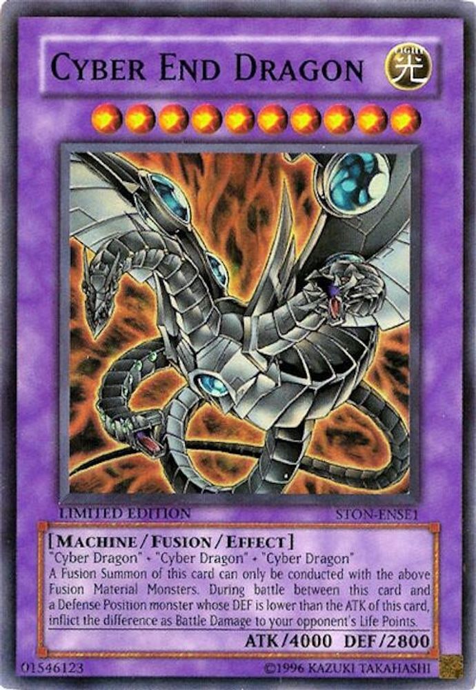 Cyber ​​End Dragon [STON-ENSE1] Super Rare 