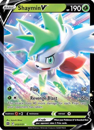 Shaymin V 13/172 - SWSH09 Brilliant Stars Holofoil