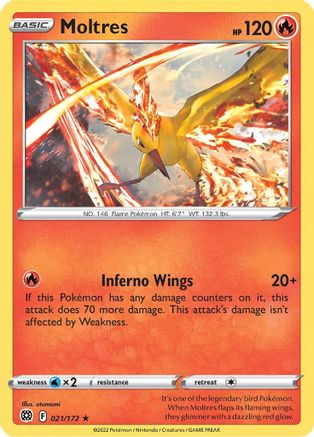 Moltres 021  - Holofoil - Holo Rare