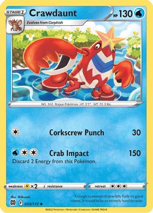 Crawdaunt 033  - Uncommon