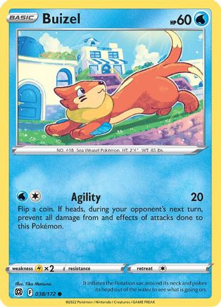 Buizel 038  - Common