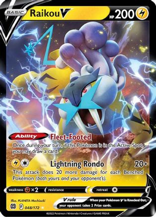 Raikou V 048  - Holofoil - Ultra Rare