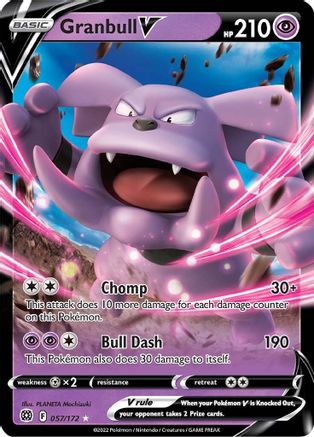 Granbull V 057  - Holofoil - Ultra Rare