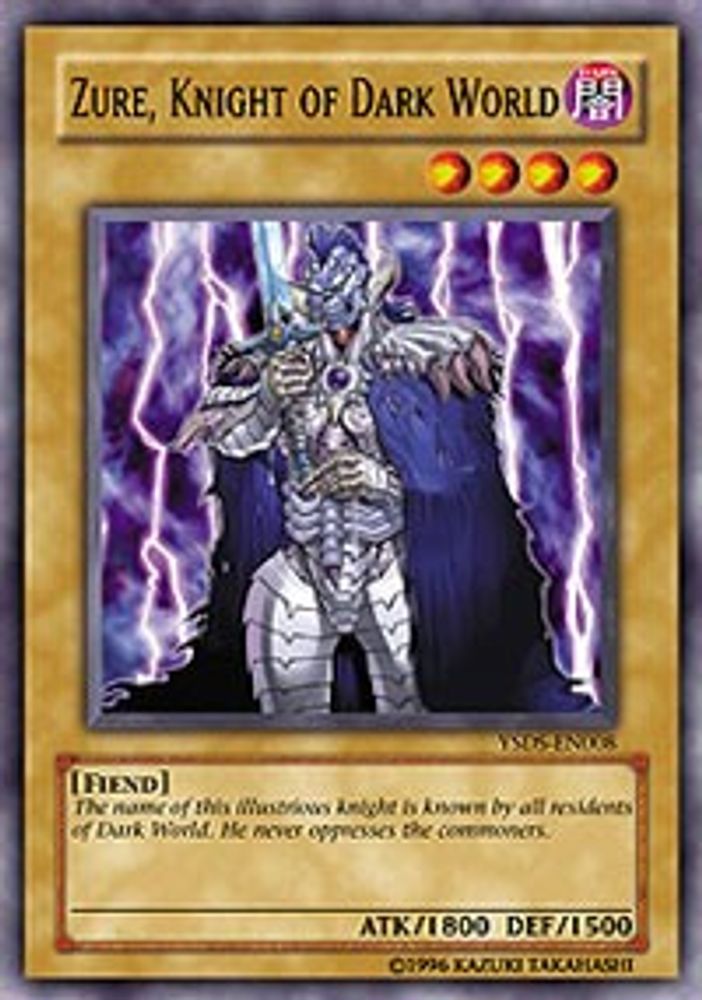 Zure, Knight of Dark World (YSDS-EN008) - Common