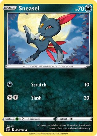 Sneasel 086  - Common