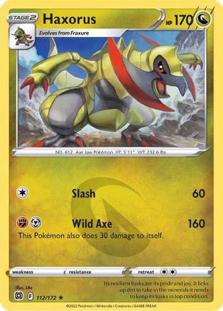 Haxorus 112  - Rare