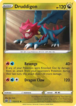 Druddigon 113  - Rare