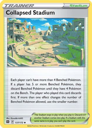 Collapsed Stadium 137  - Uncommon