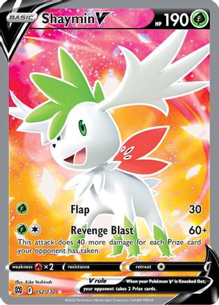 Shaymin V (Full Art) 152  - Holofoil - Ultra Rare