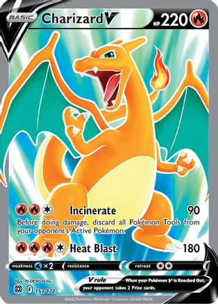 Charizard V (Full Art) 153  - Holofoil - Ultra Rare