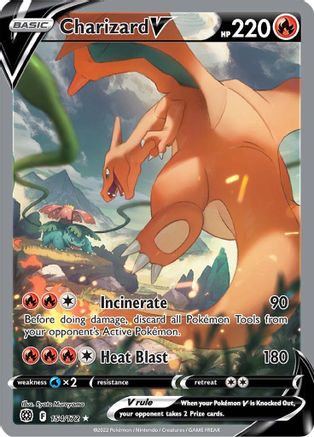 Charizard V (Alternate Full Art) 154  - Holofoil - Ultra Rare