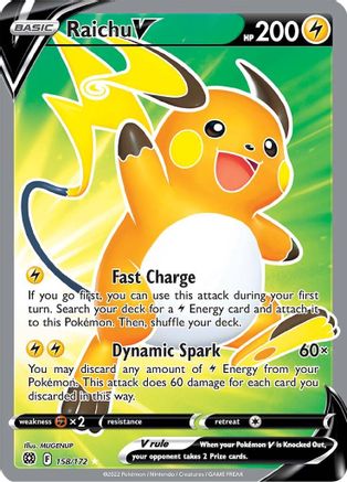 Raichu V (Full Art) 158  - Holofoil - Ultra Rare
