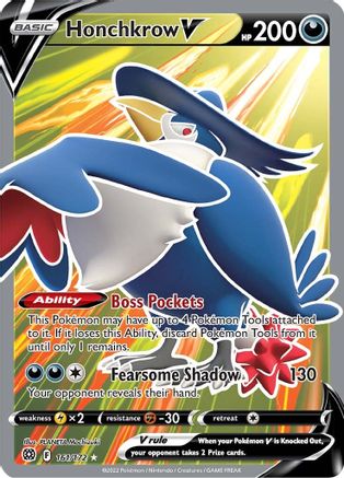 Honchkrow V (Full Art) 161  - Holofoil - Ultra Rare