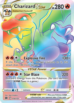 Charizard VSTAR (Secret) 174  - Holofoil - Secret Rare