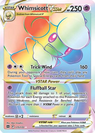Whimsicott VSTAR (Secret) 175  - Holofoil - Secret Rare