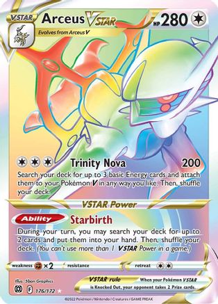 Arceus VSTAR (Secret) (176) (Secret)  176  - Holofoil - Secret Rare