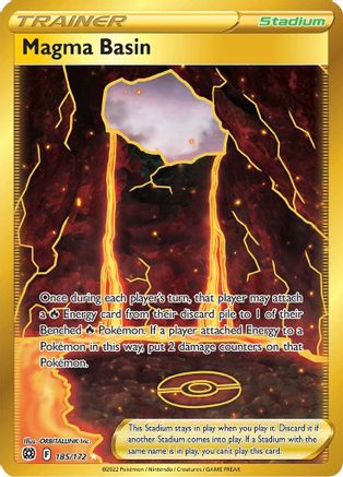 Magma Basin (Secret) 185  - Holofoil - Secret Rare