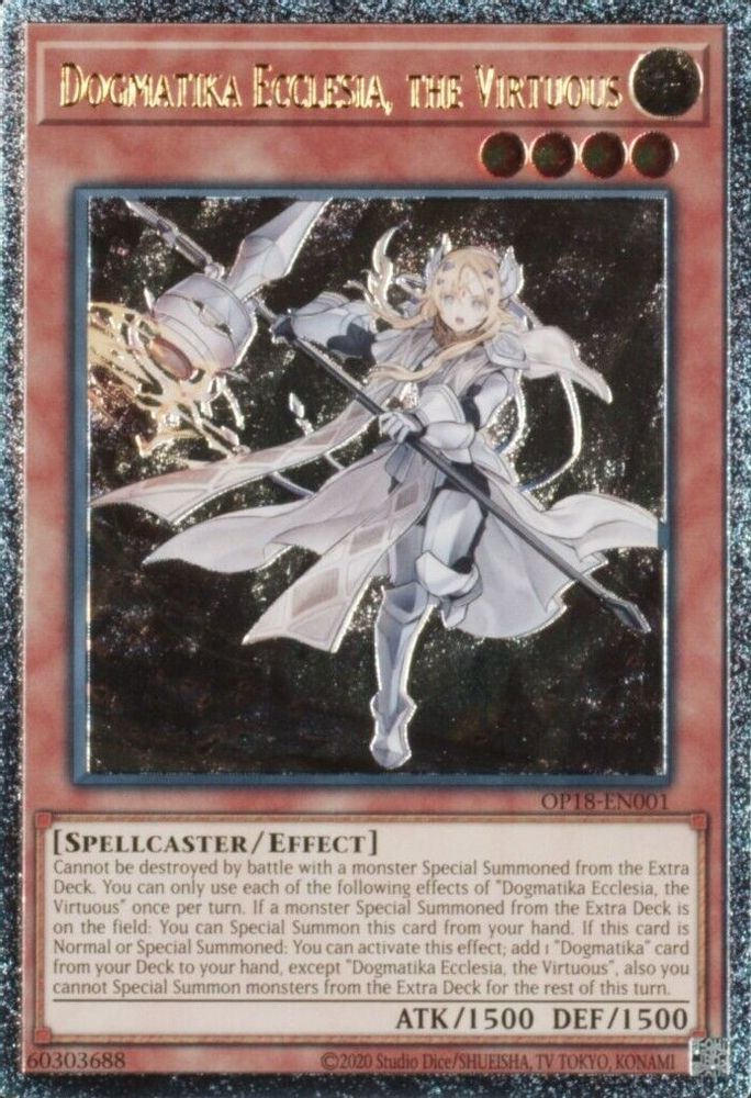 Dogmatika Ecclesia, the Virtuous (UTR) (OP18-EN001) - Ultimate Rare