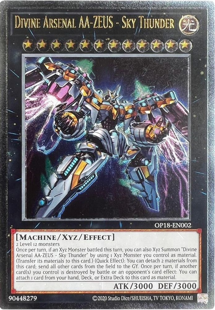 Divine Arsenal AA-ZEUS - Sky Thunder (UTR) (OP18-EN002) - Ultimate Rare