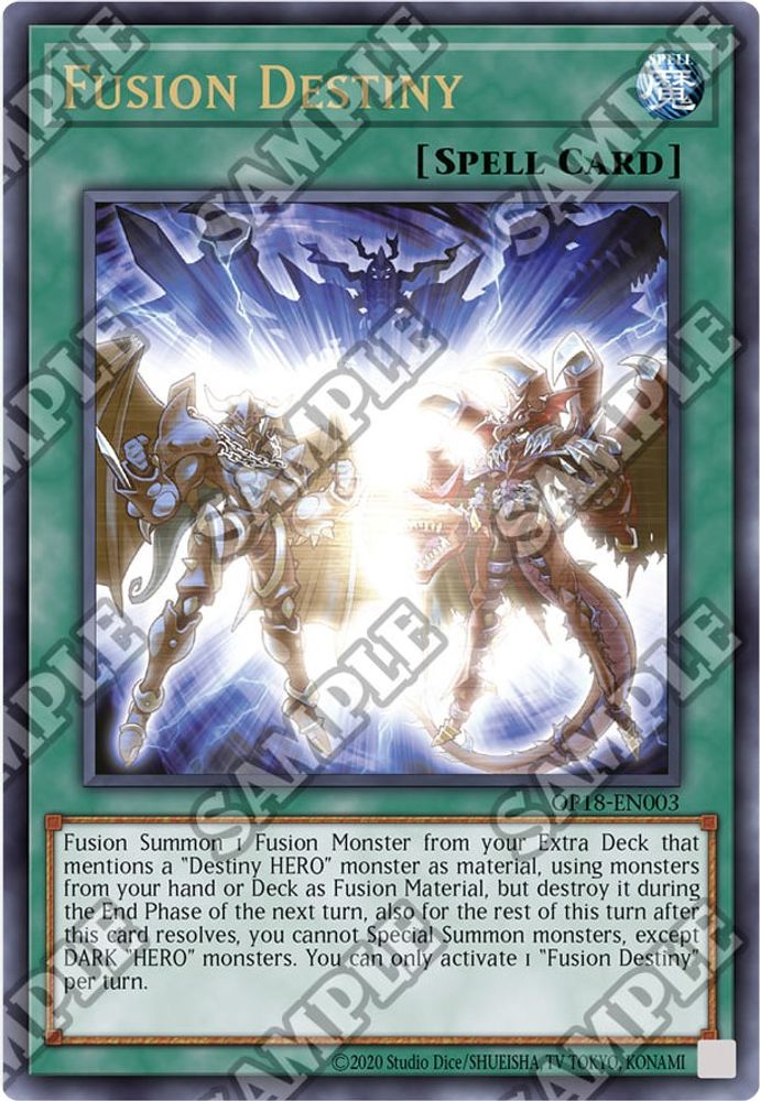 Fusion Destiny (UTR) (OP18-EN003) - Ultimate Rare