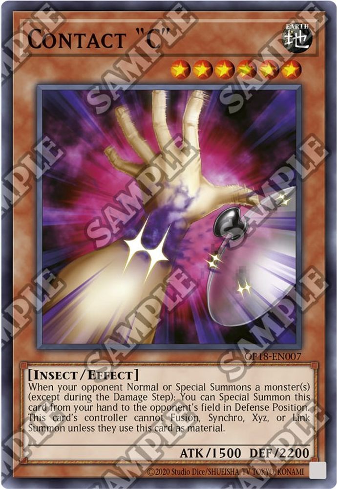 Contact "C" (OP18-EN007) - Super Rare