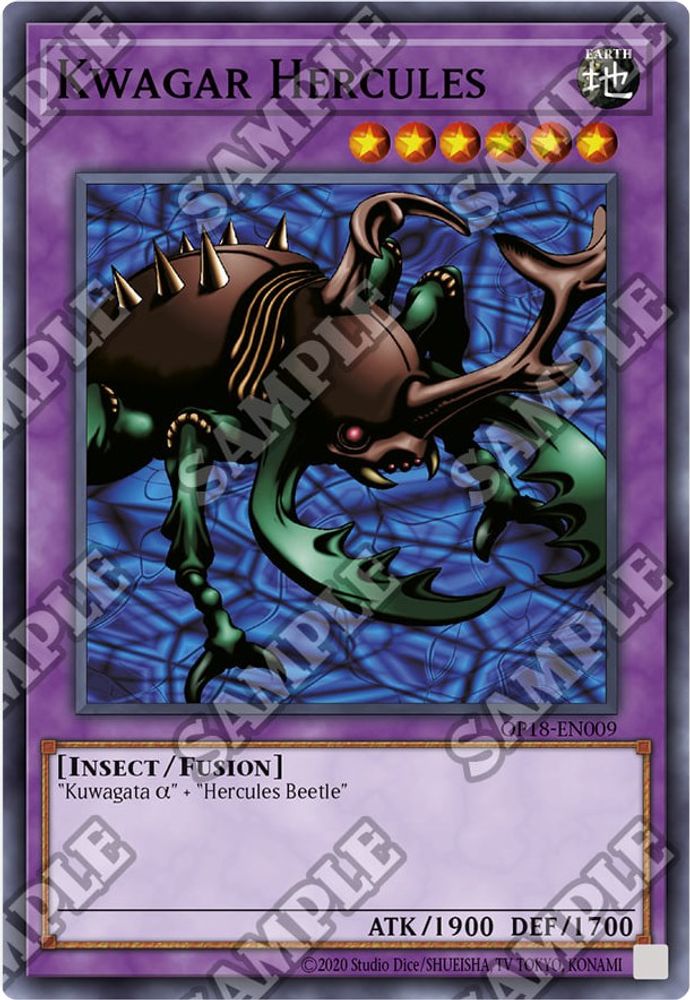 Kwagar Hercules (OP18-EN009) - Super Rare