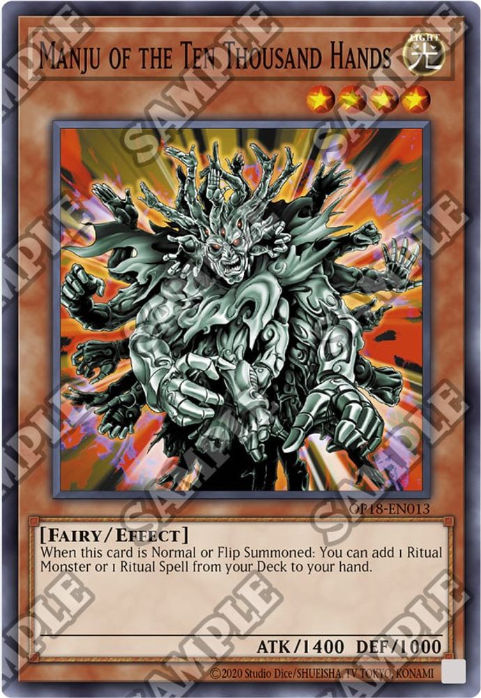 Manju of the Ten Thousand Hands (OP18-EN013) - Common