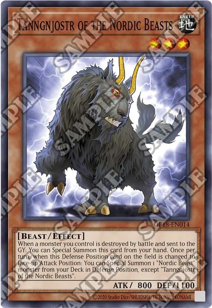 Tanngnjostr of the Nordic Beasts (OP18-EN014) - Common