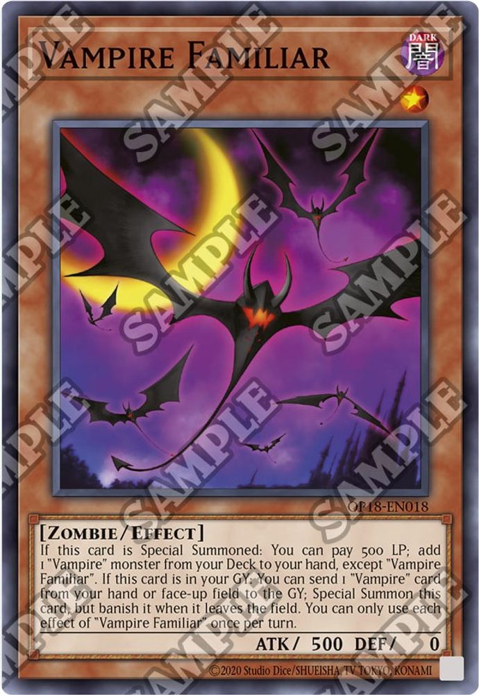 Vampire Familiar (OP18-EN018) - Common
