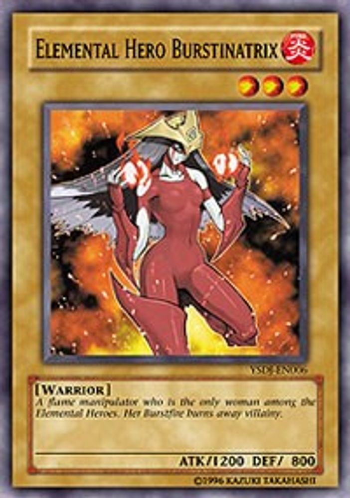 Elemental HERO Burstinatrix (YSDJ-EN006) - Common