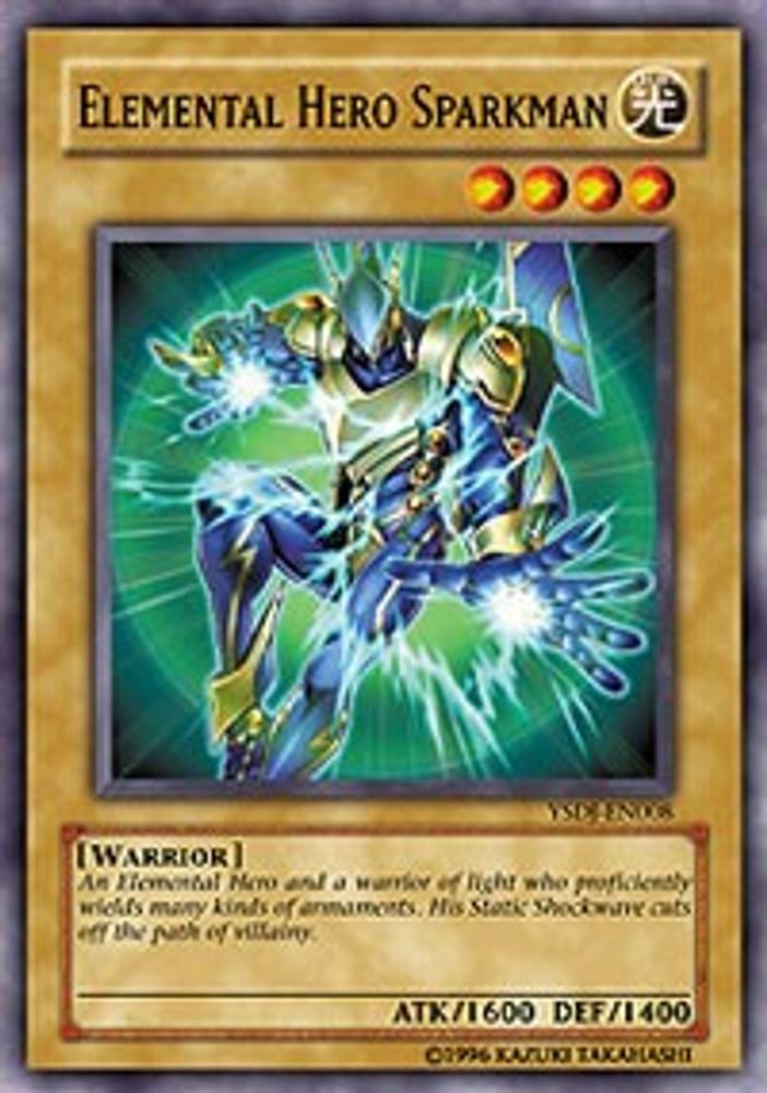 Elemental HERO Sparkman (YSDJ-EN008) - Common