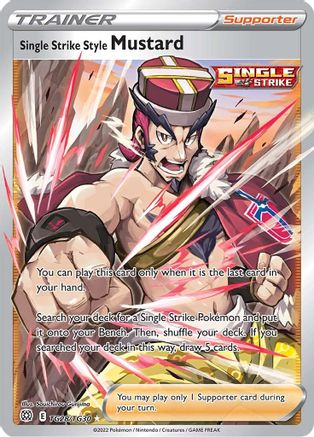 Single Strike Style Mustard TG28  - Holofoil - Ultra Rare