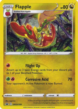Flapple SWSH189  - Holofoil - Promo