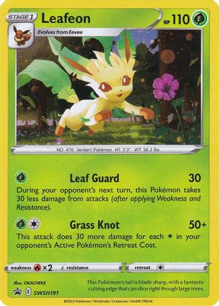 Leafeon SWSH191  - Holofoil - Promo