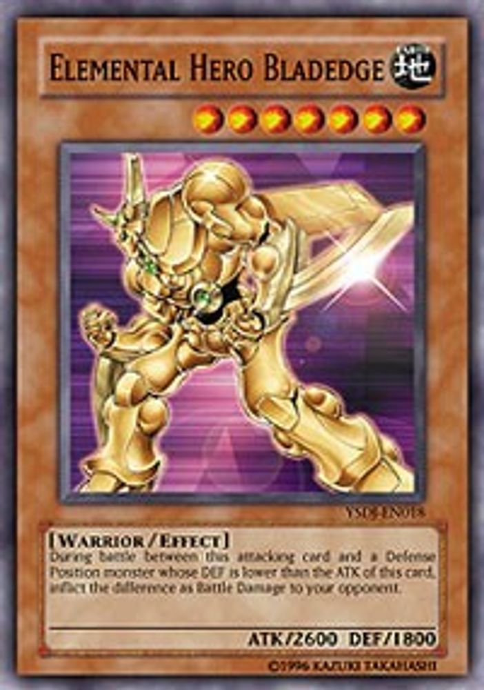 Elemental HERO Bladedge (YSDJ-EN018) - Common