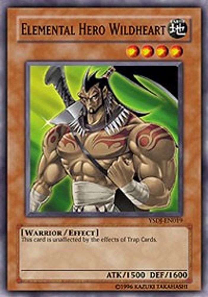 Elemental HERO Wildheart (YSDJ-EN019) - Common