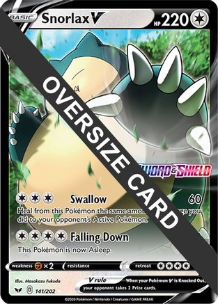 Snorlax V - 141/202/202  - Holofoil - Promo