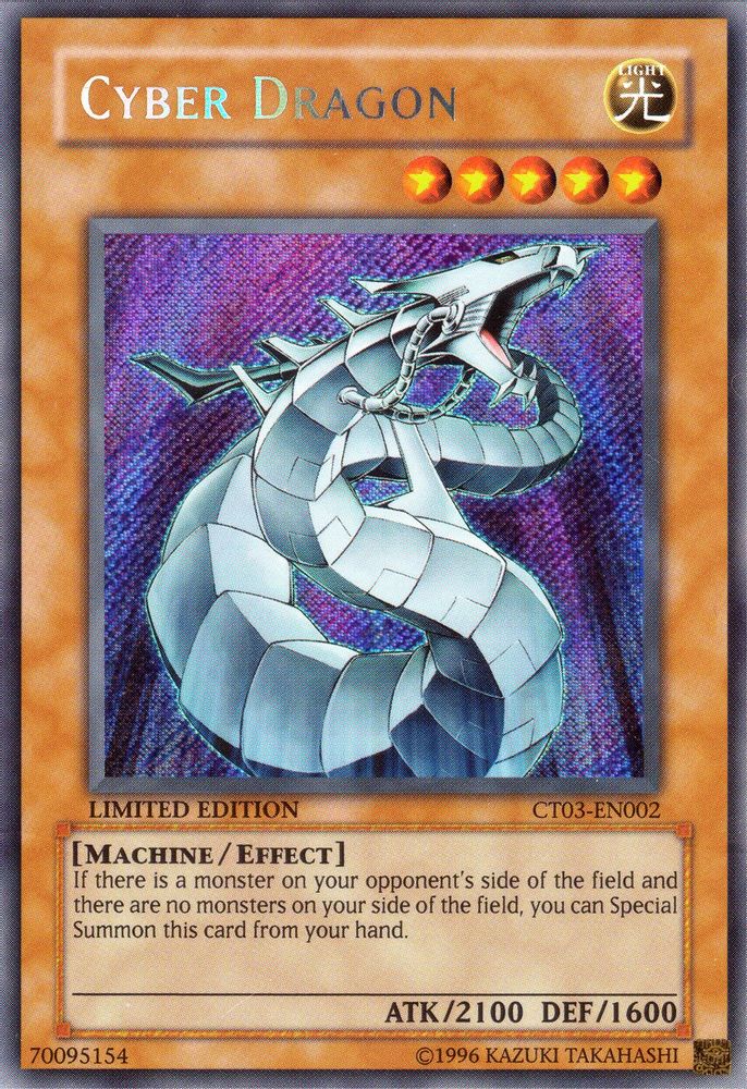 Cyber Dragon (CT03-EN002) - Secret Rare