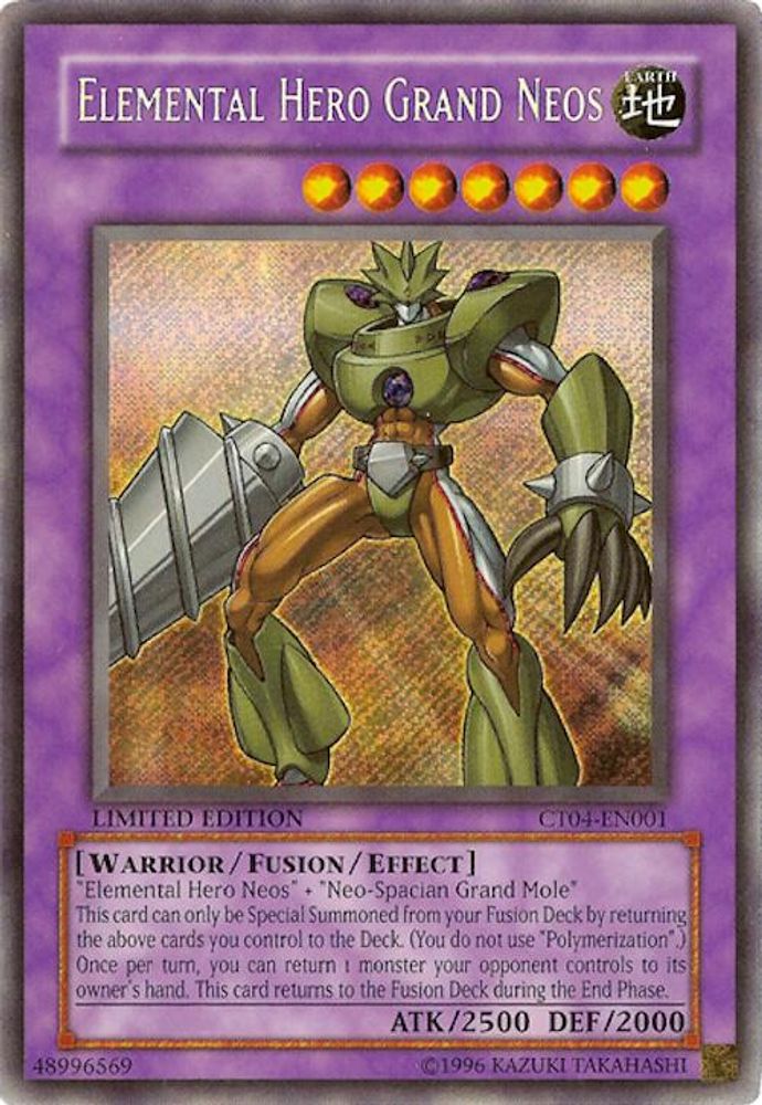 Elemental HERO Grand Neos (CT04-EN001) - Secret Rare