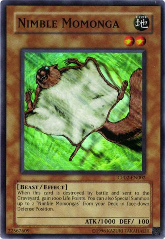 Nimble Momonga (CP02-EN002) - Super Rare